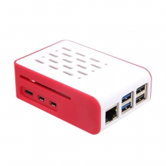 ABS Case for Raspberry Pi 5, Space for Active Cooler & X1003 PCIe to M2 NVMe Shield, Simple Removable Top Cover for Raspberry Pi 5